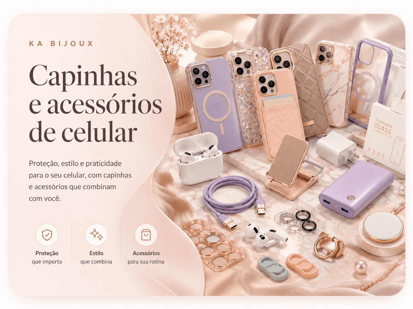 KA Bijoux - Capinhas e acessórios de celular