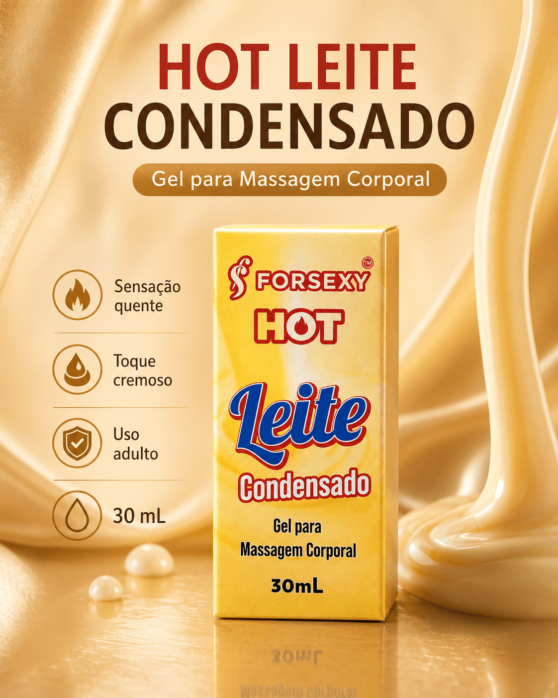 Gel For Sexy Leite Condensado