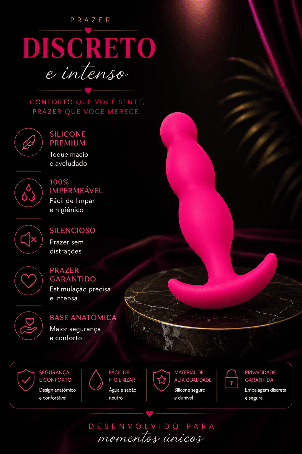 Vibrador Premium 15 - Rosa
