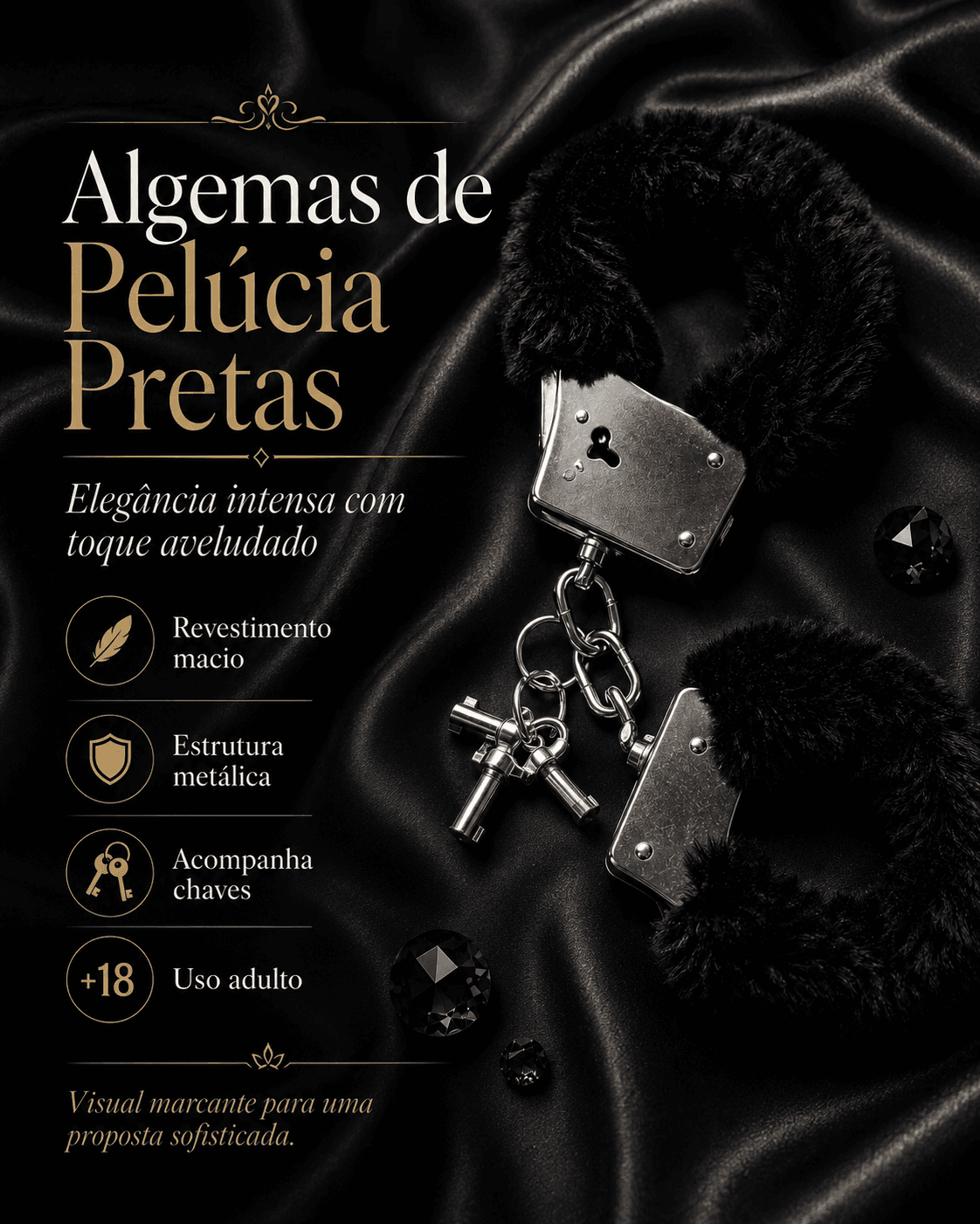 ALGEMA PRETA VELUDO