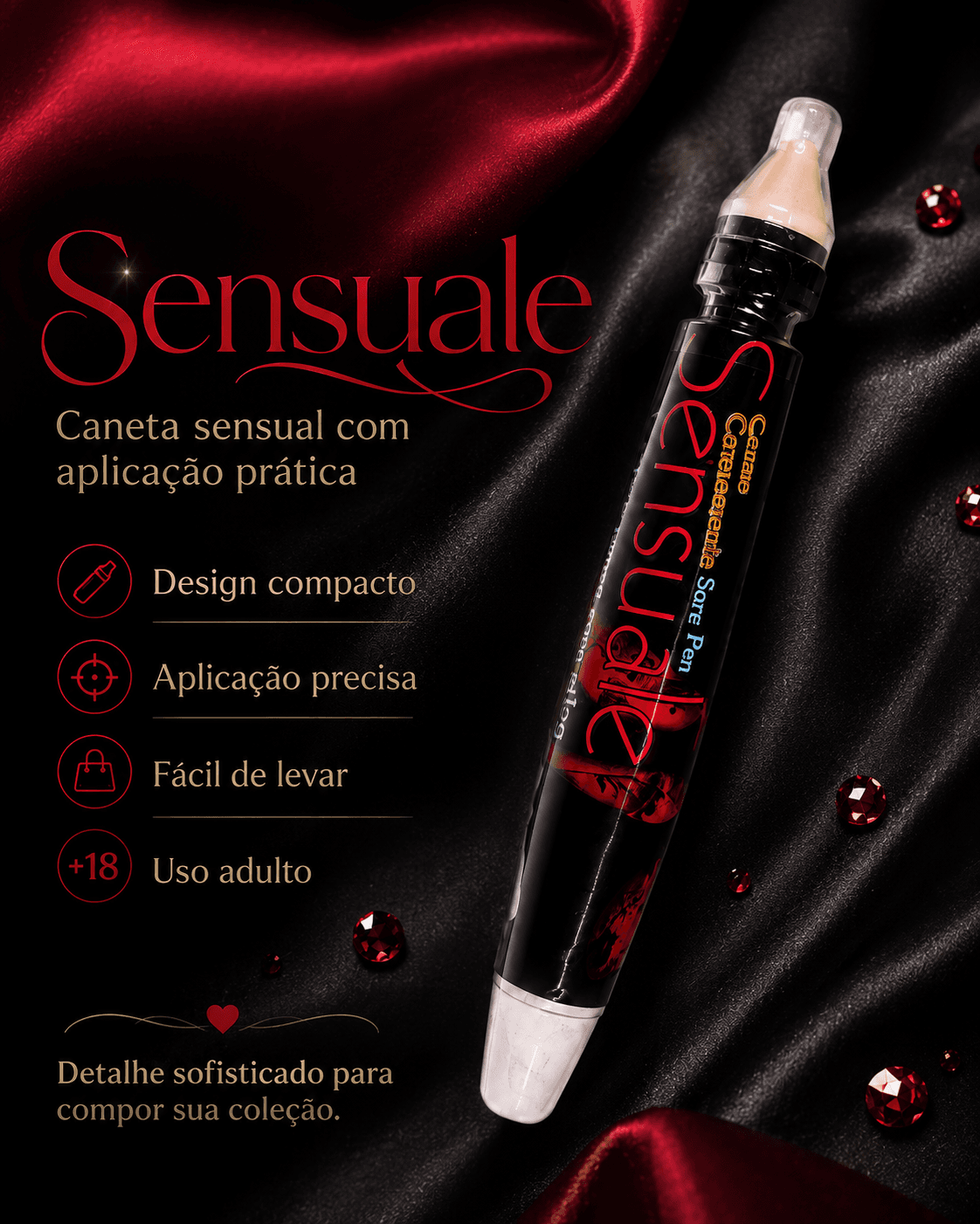 caneta comestivel sexy