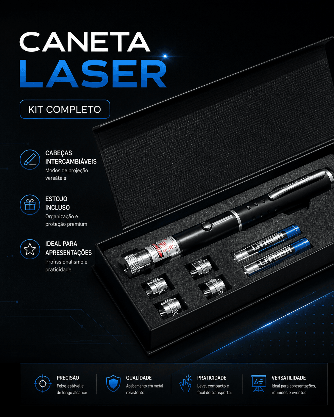 CANETA LASER