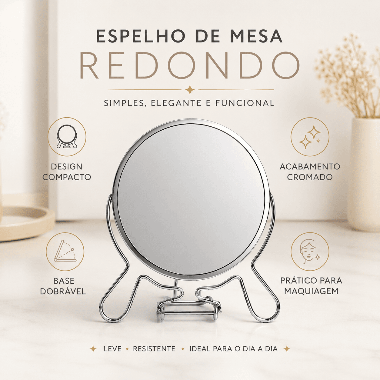 ESPELHO DE MESA