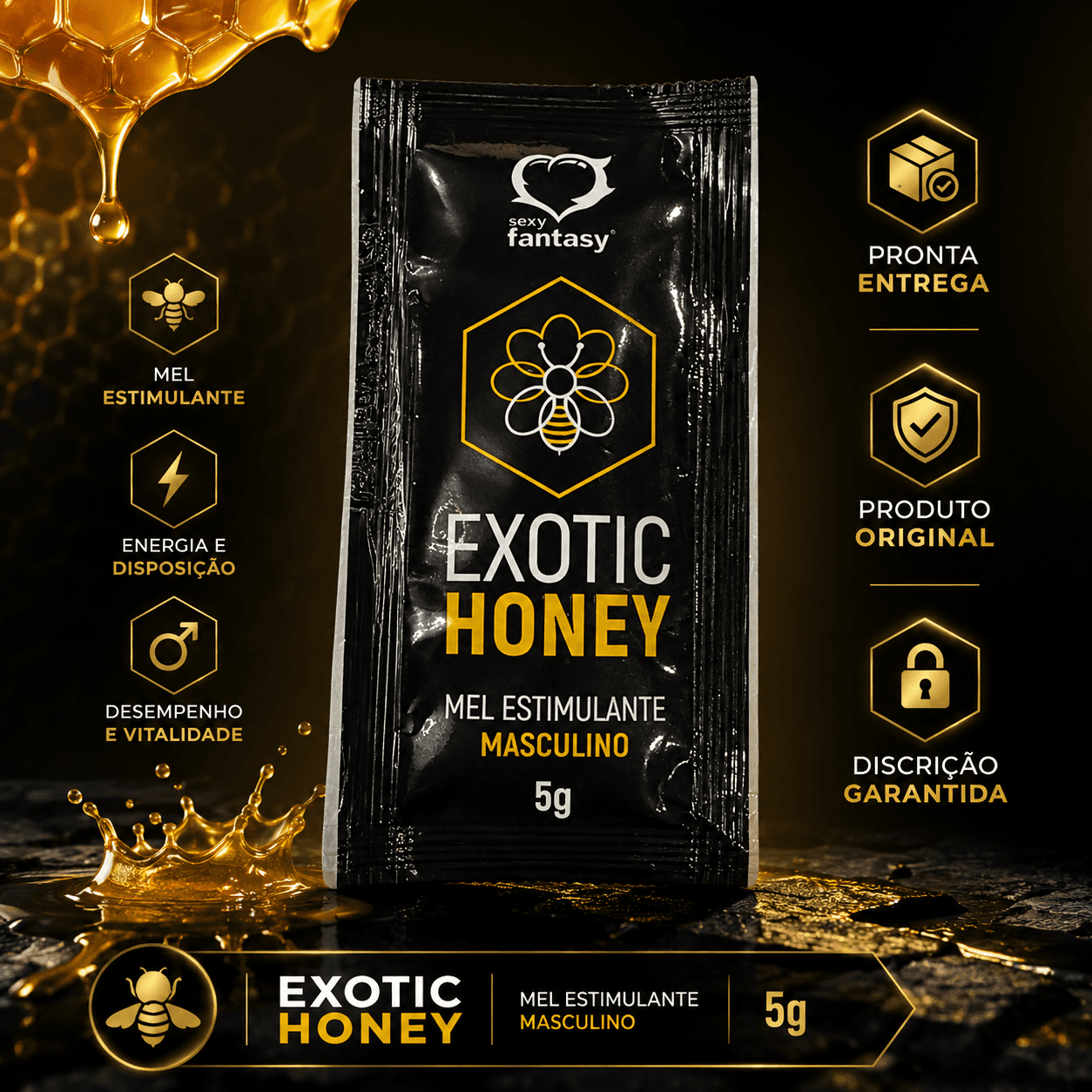 Exotic Honey Mel Masculino