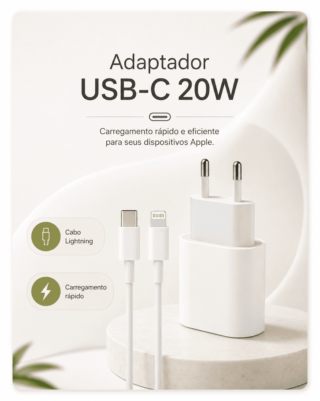 FONTE USB - C 20W