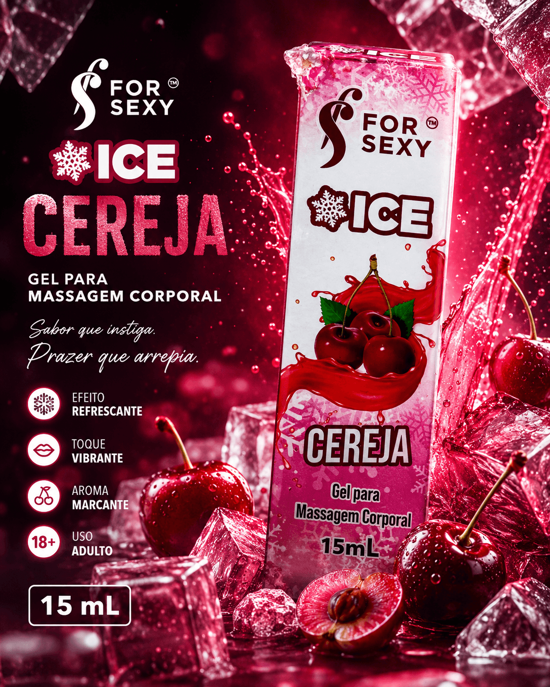 FORSEXY ICE CEREJA 15ML