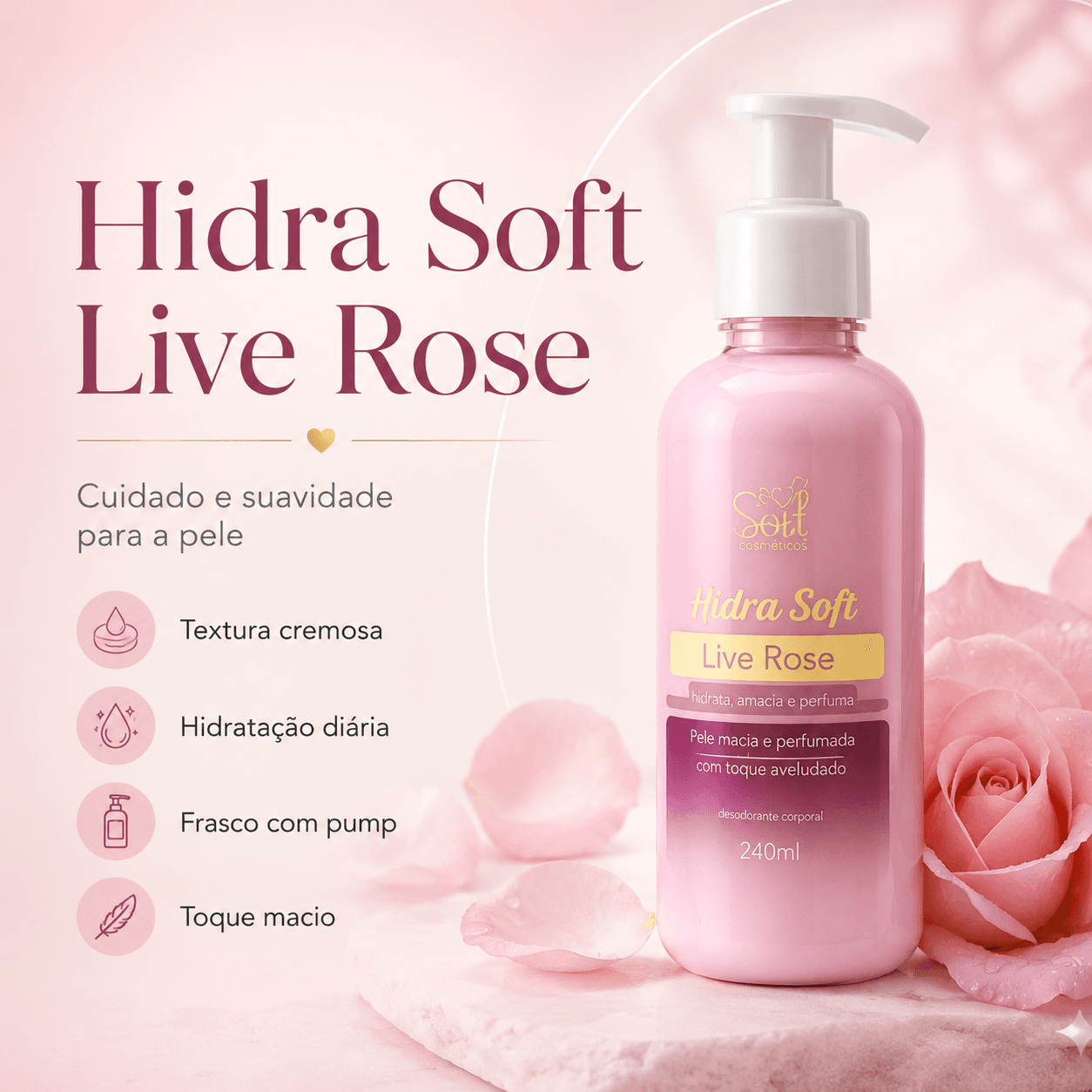 HIDRATANTE CORPORAL LIVE ROSES