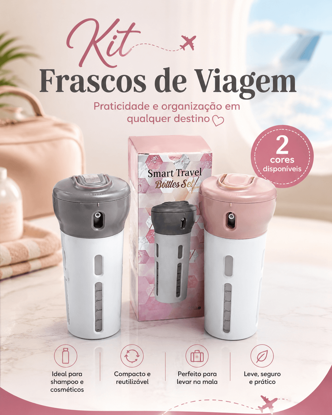 KIT FRASCO PARA VIAGEM