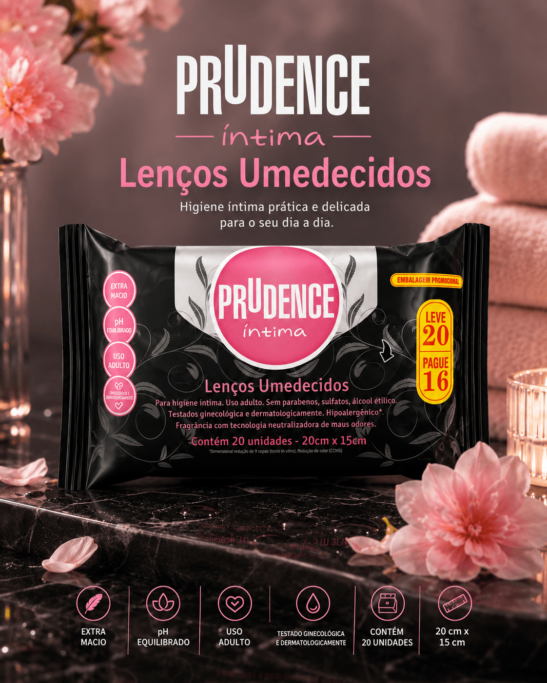 LENÇO UMEDECIDO INTIMO