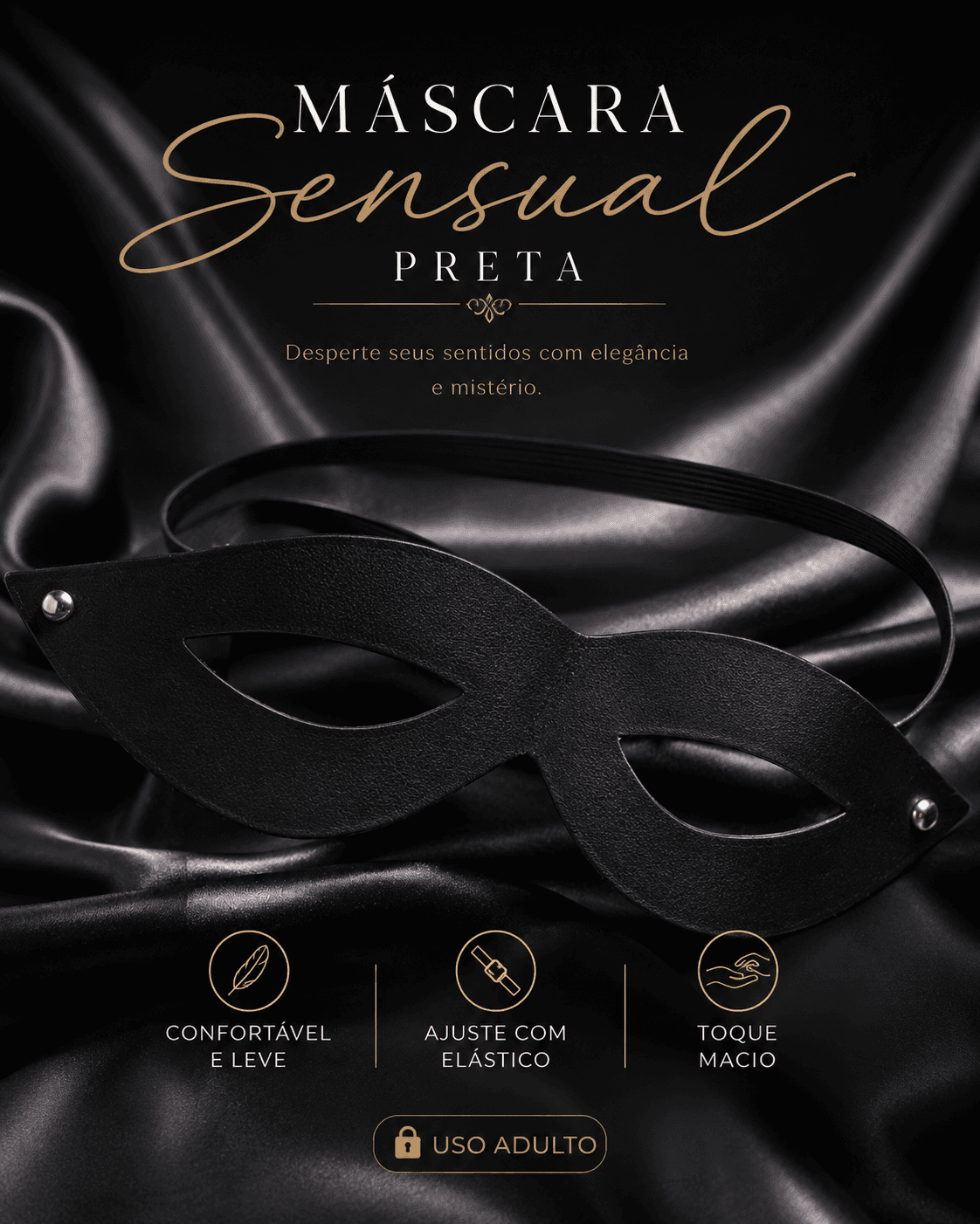 MASCARA SENSUAL PRETA