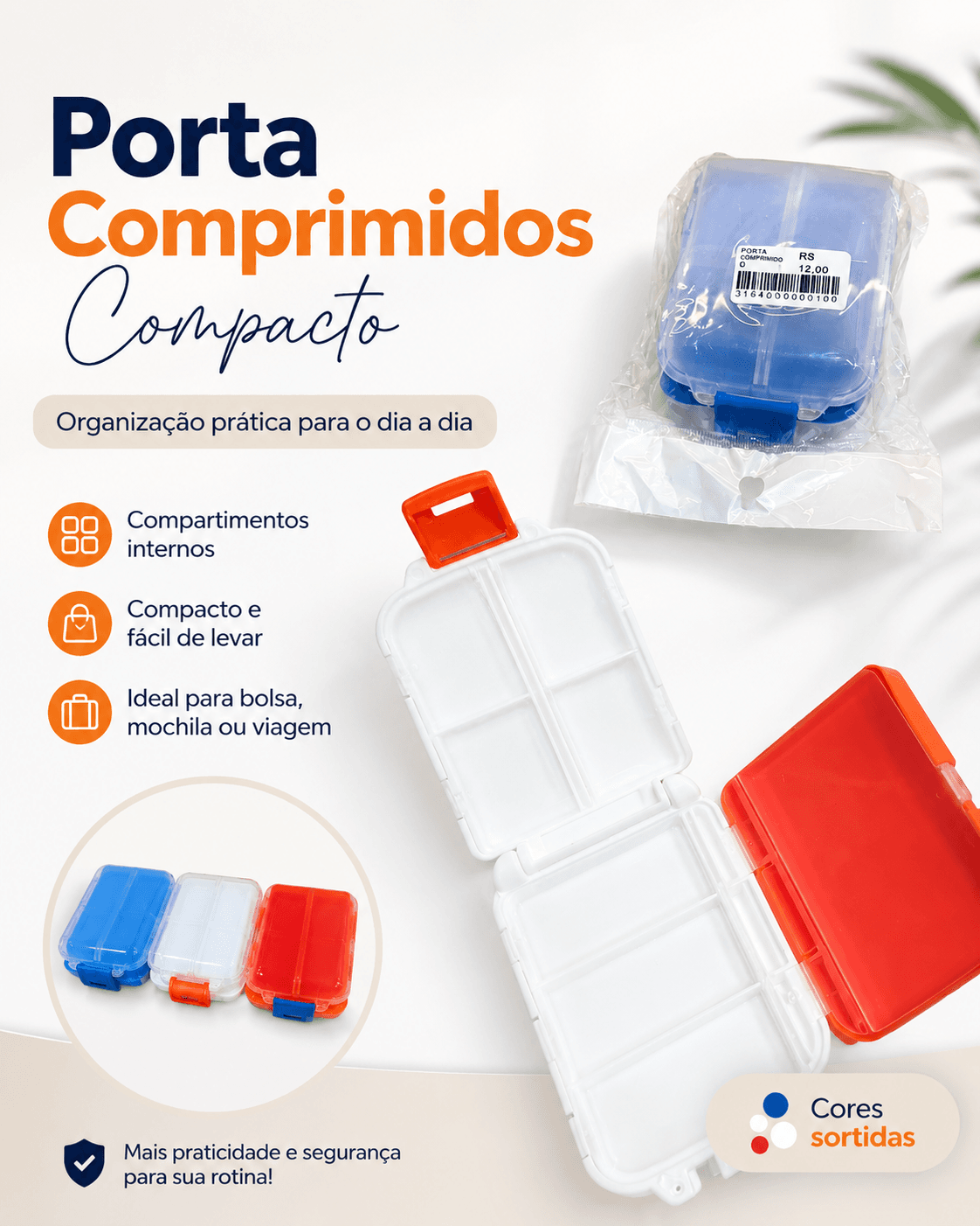PORTA COMPRIMIDO PREMIUM