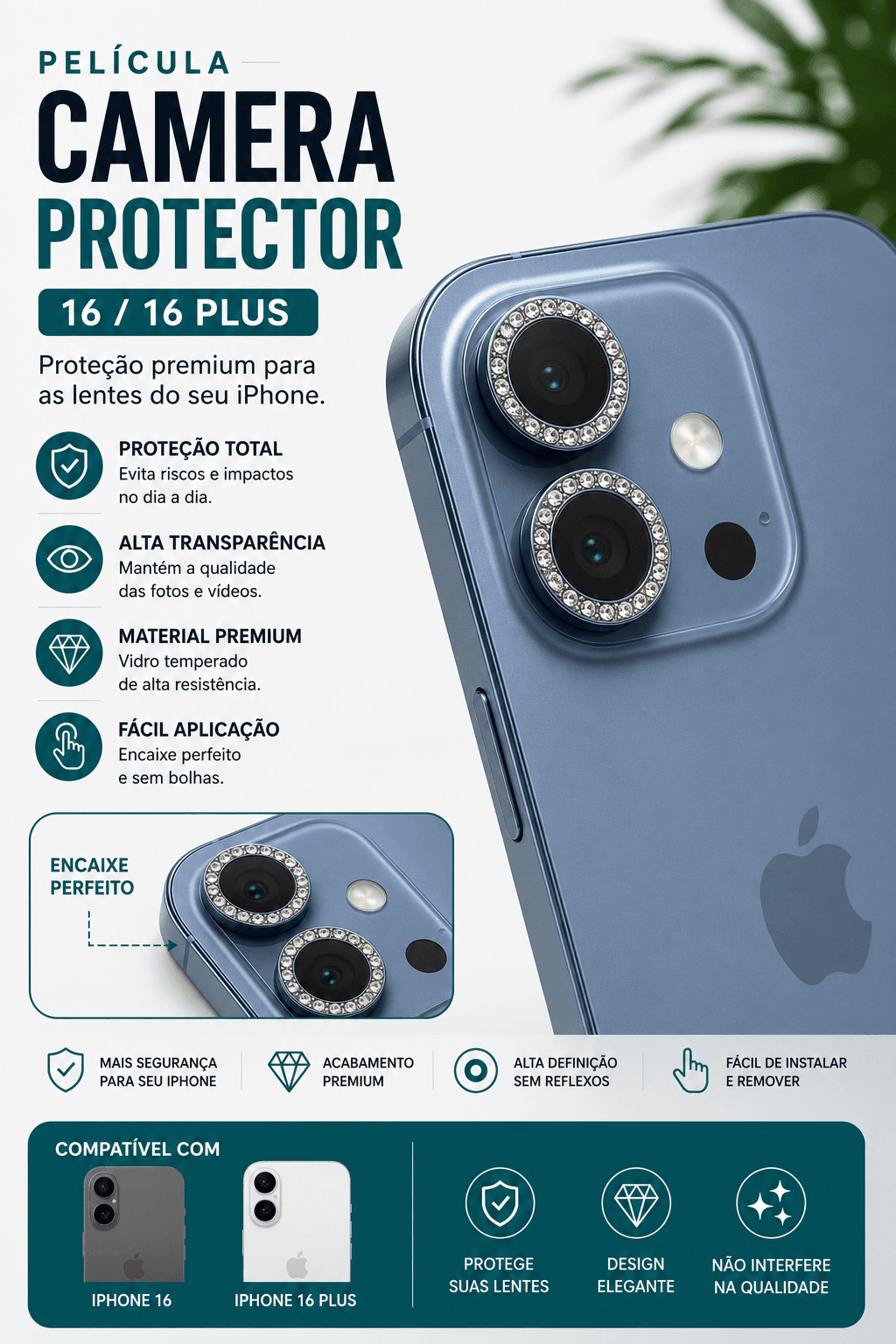 PELIC. CAM. IP 16 / 16 PLUS