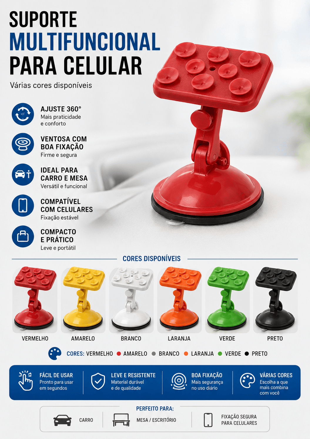 SUPORTE MULTIFUNCIONAL 360