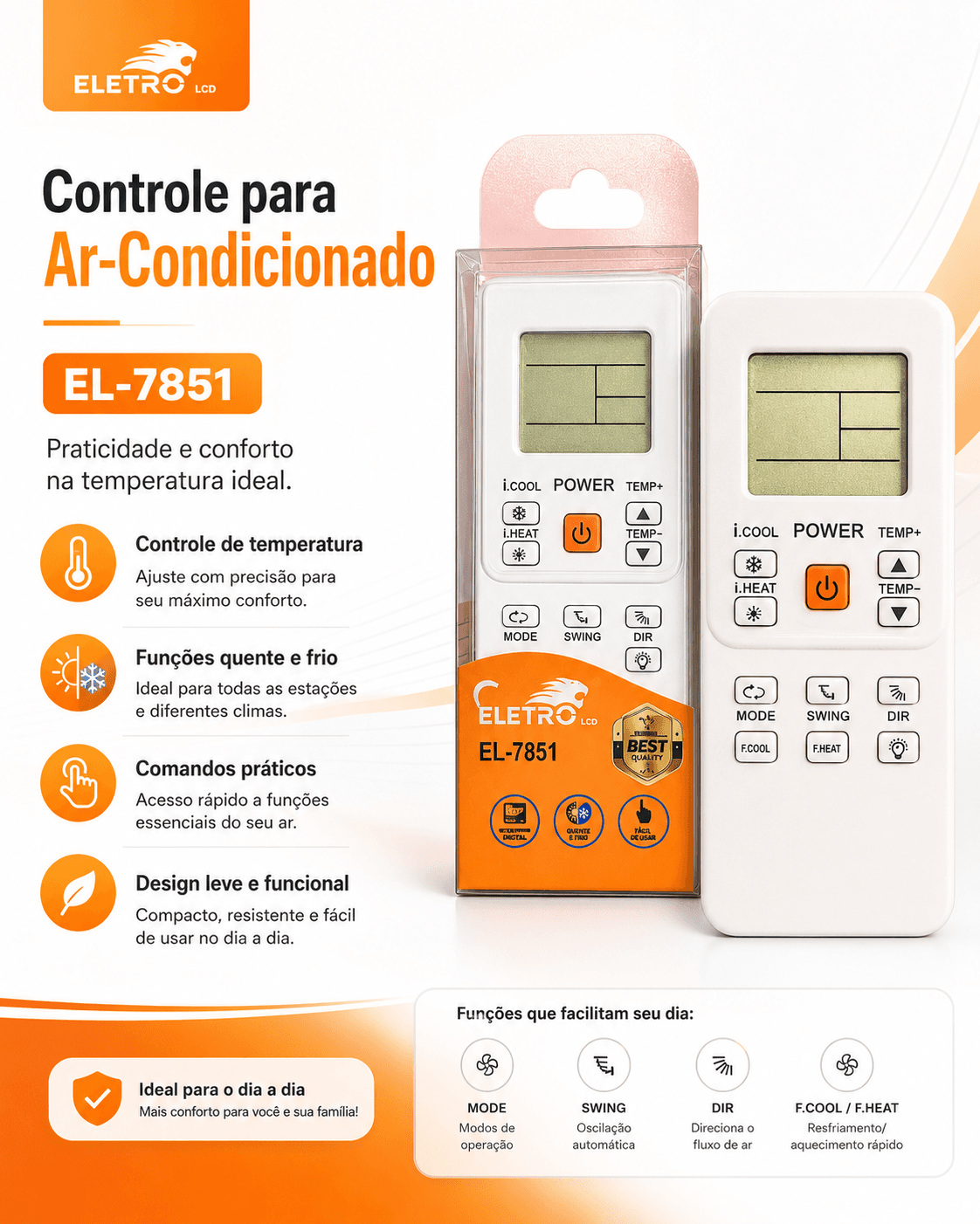 CONTROLE UNIVERSAL DE AR CONDIC.