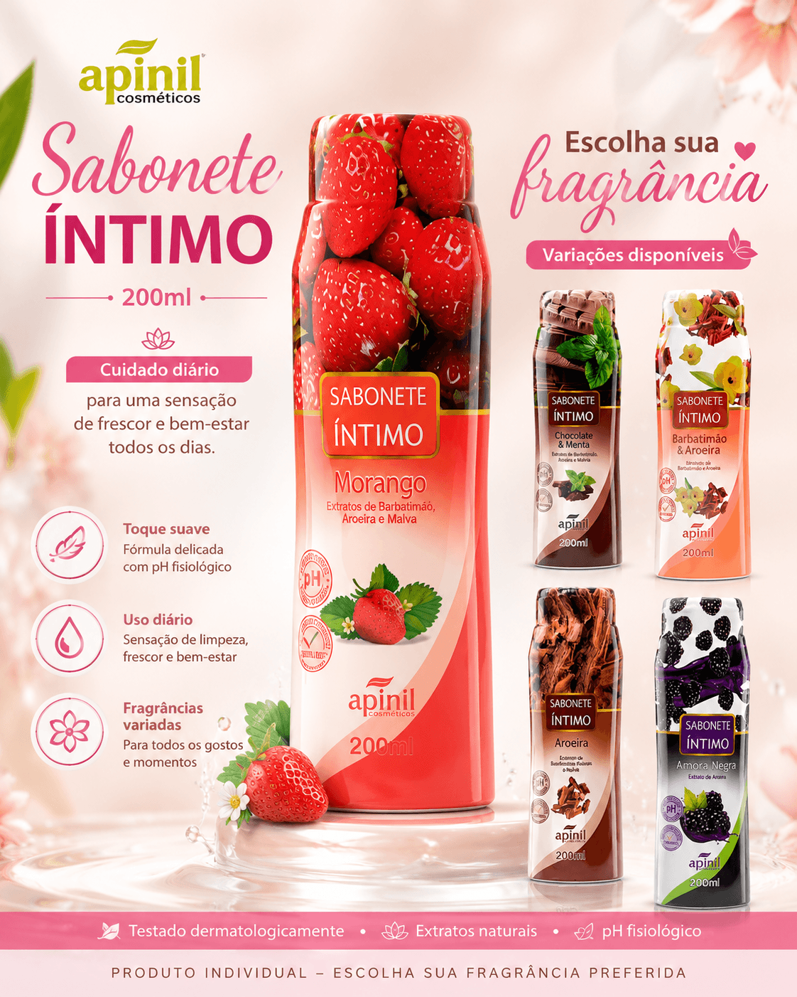 SABONETE ÍNTIMO MORANGO