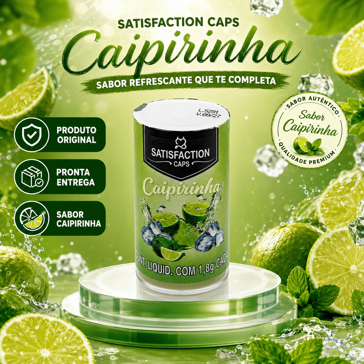 Satisfaction Caps Caipirinha