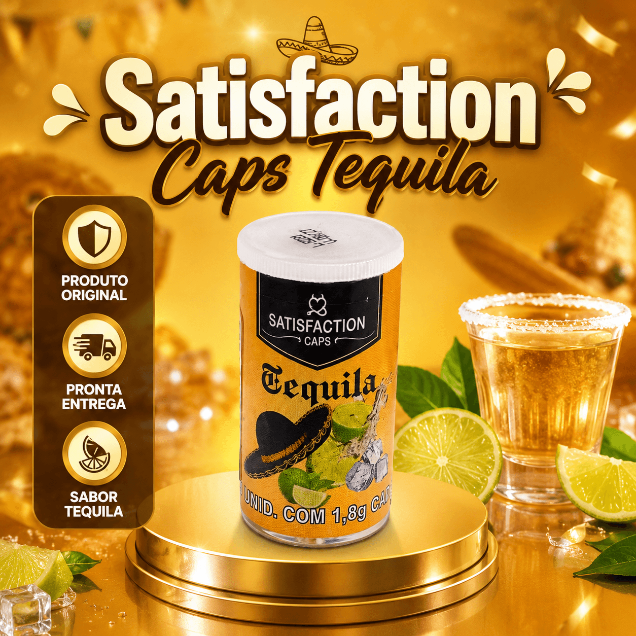 Satisfaction Caps Tequila