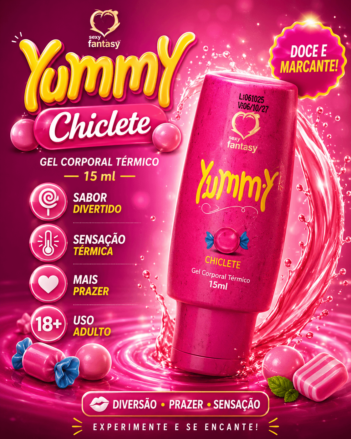 GEL YUMMY CHICLETE