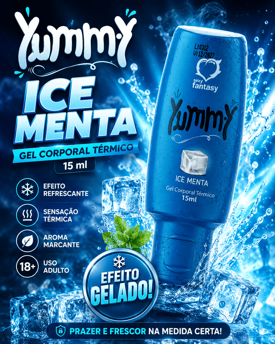 GEL YUMMY ICE MENTA