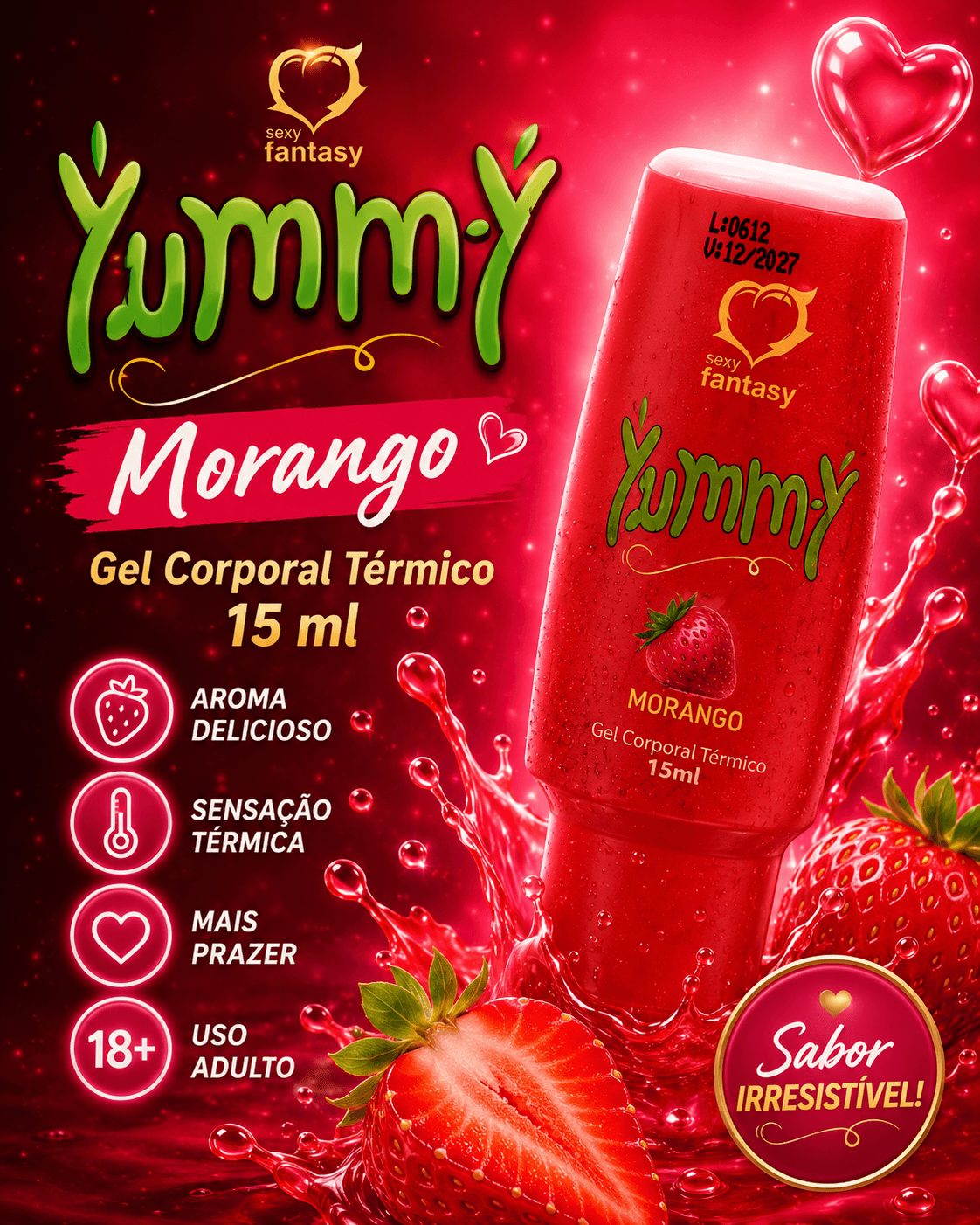GEL YUMMY MORANGO